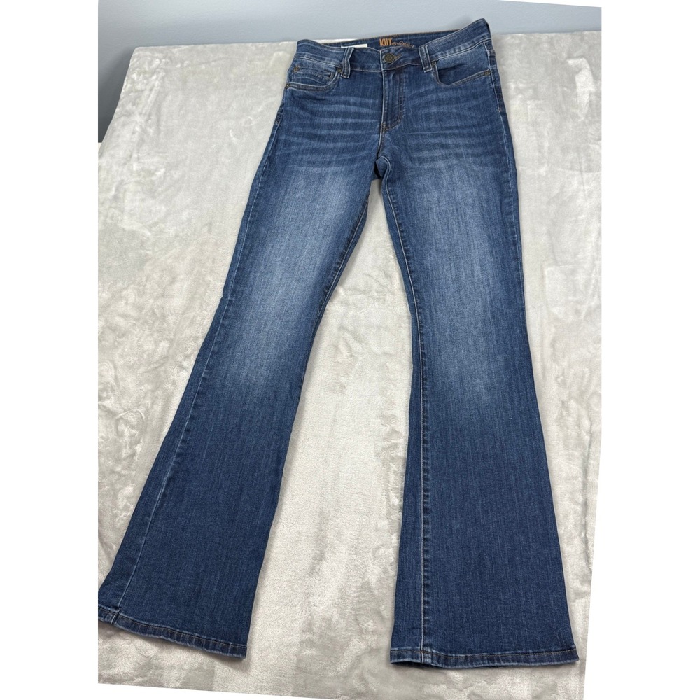 Kut from the Kloth Nicole High Rise Bootcut Jeans Blue Size 6